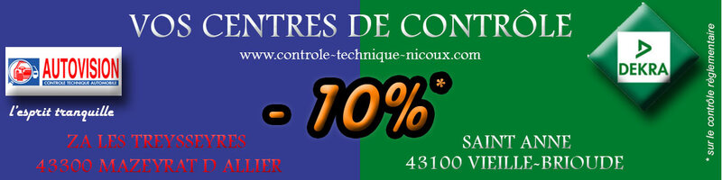 Image additionnelle de CONTROLE TECHNIQUE NICOUX - VIEILLE-BRIOUDE