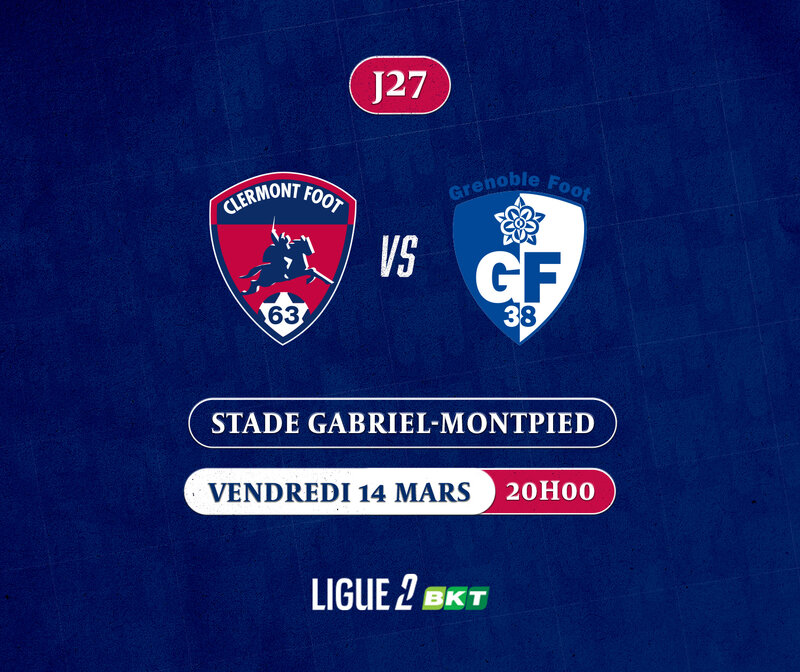 Image additionnelle de MATCH CLERMONT FOOT 63 VS GRENOBLE FOOT 38