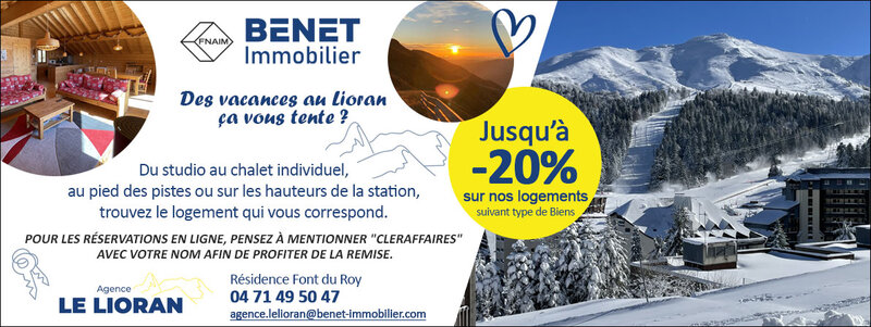 Image additionnelle de BENET IMMOBILIER - Vos vacances au Lioran