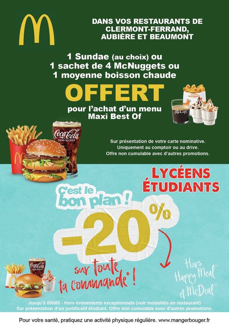 Image additionnelle de McDonald's - Clermont Le Brezet
